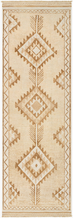 Surya Antique 7'5" X 10'10" Handcrafted Turkish Wool Rug - Unique, Durable, Perfect For Traditional Homes! 'Beige Wool Aooak1823-39115