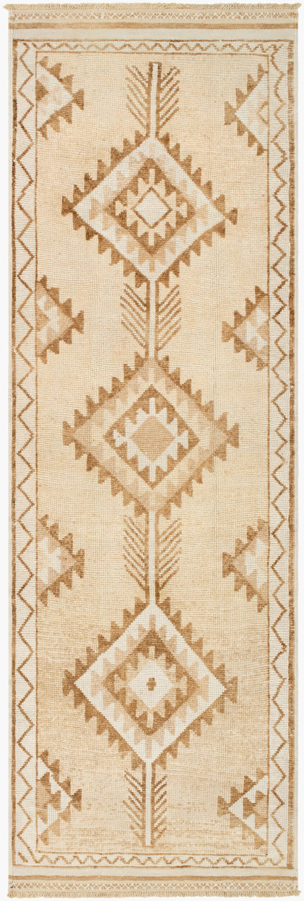 Surya Antique 7'5" X 10'10" Handcrafted Turkish Wool Rug - Unique, Durable, Perfect For Traditional Homes! 'Beige Wool Aooak1823-39115
