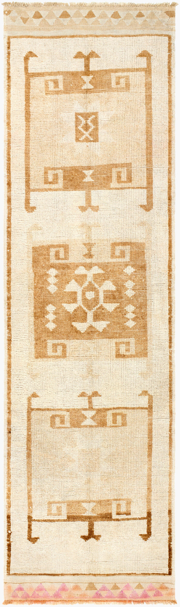Surya Antique 7'5" X 10'10" Handcrafted Turkish Wool Rug - Unique, Durable, Perfect For Traditional Homes! 'Beige Wool Aooak1825-32107
