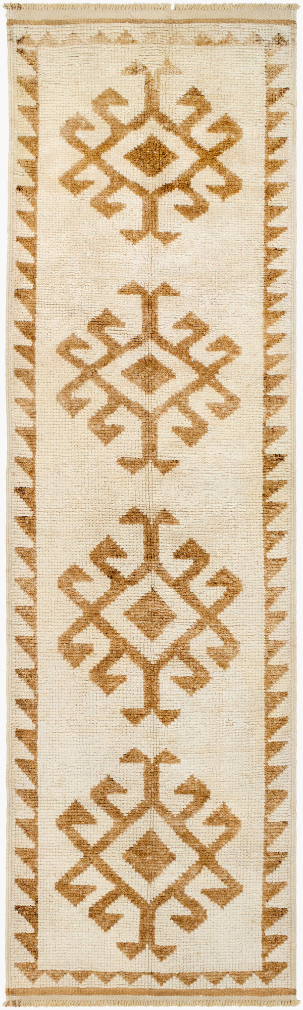 Surya Antique 7'5" X 10'10" Handcrafted Turkish Wool Rug - Unique, Durable, Perfect For Traditional Homes! 'Ivory Wool Aooak1826-31105