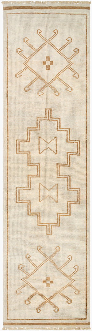 Surya Antique 7'5" X 10'10" Handcrafted Turkish Wool Rug - Unique, Durable, Perfect For Traditional Homes! 'Ivory Wool Aooak1830-33125