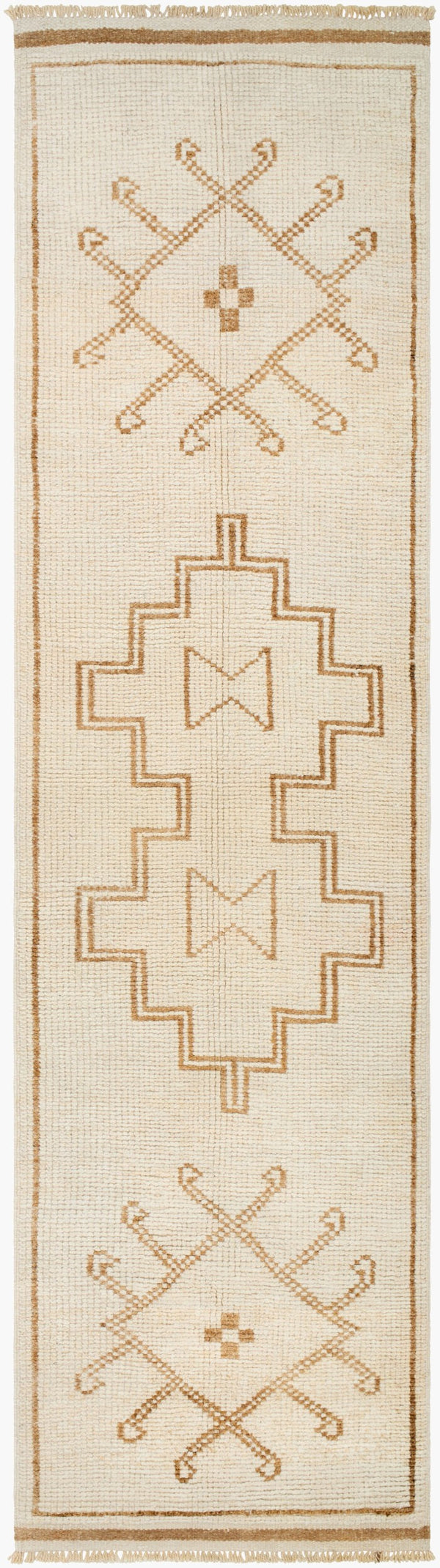 Surya Antique 7'5" X 10'10" Handcrafted Turkish Wool Rug - Unique, Durable, Perfect For Traditional Homes! 'Ivory Wool Aooak1830-33125