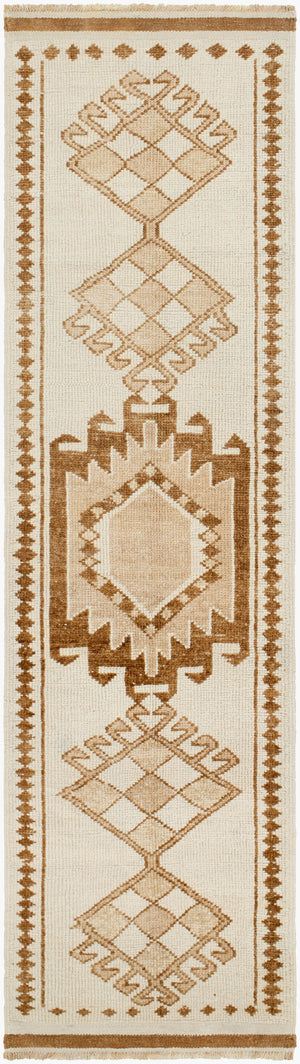 Surya Antique 7'5" X 10'10" Handcrafted Turkish Wool Rug - Unique, Durable, Perfect For Traditional Homes! 'Ecru Wool Aooak1831-211107