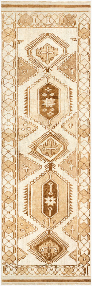 Surya Antique 7'5" X 10'10" Handcrafted Turkish Wool Rug - Unique, Durable, Perfect For Traditional Homes! 'Beige Wool Aooak1833-39113