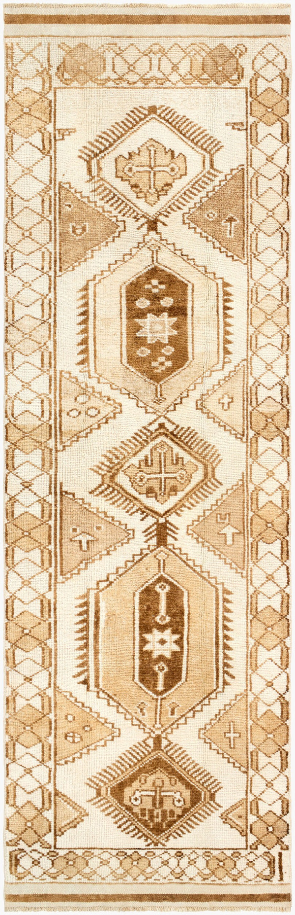Surya Antique 7'5" X 10'10" Handcrafted Turkish Wool Rug - Unique, Durable, Perfect For Traditional Homes! 'Beige Wool Aooak1833-39113