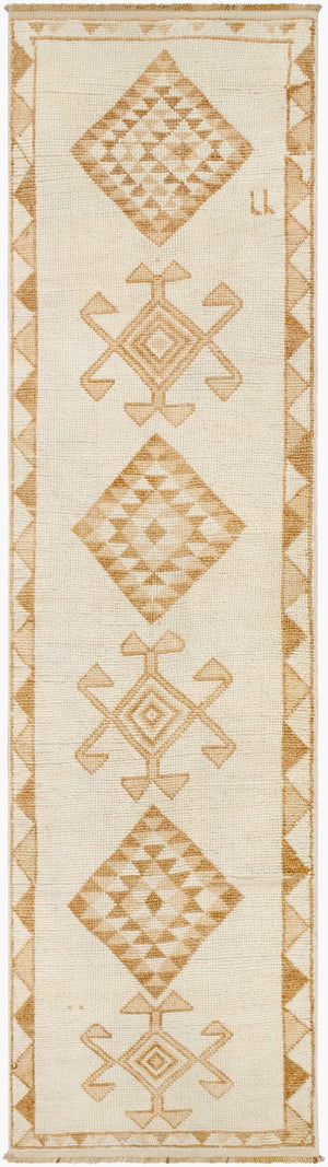 Surya Antique 7'5" X 10'10" Handcrafted Turkish Wool Rug - Unique, Durable, Perfect For Traditional Homes! 'Ecru Wool Aooak1836-28102