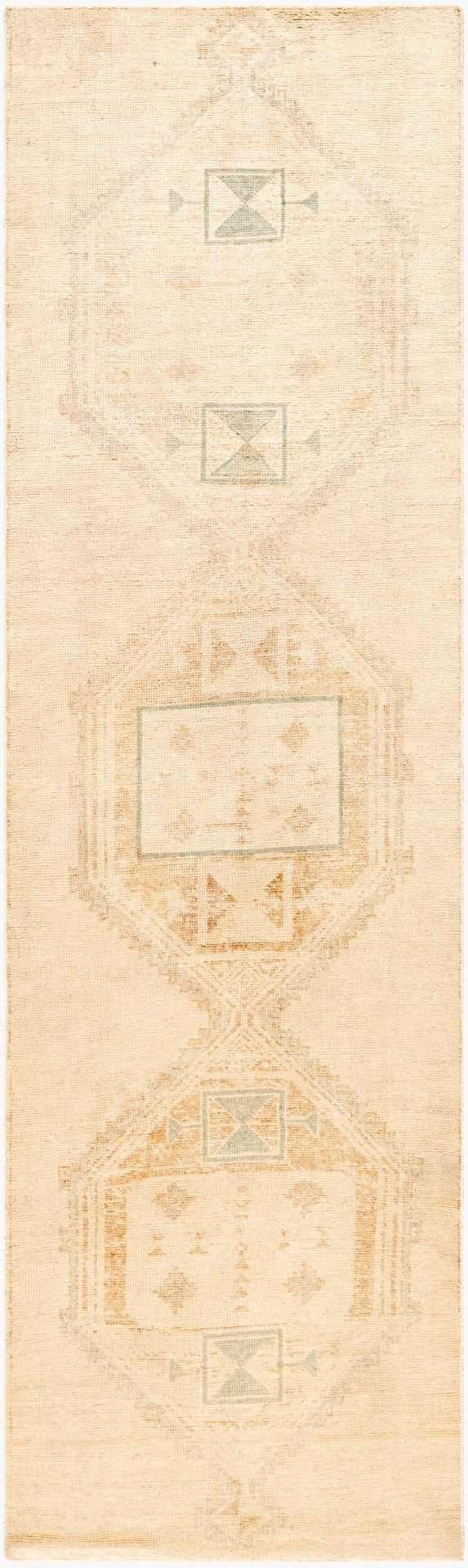Surya Antique Handmade Wool Runner Rug with Fringe for Entryways and Narrow Hallways AOOAK1907-3211