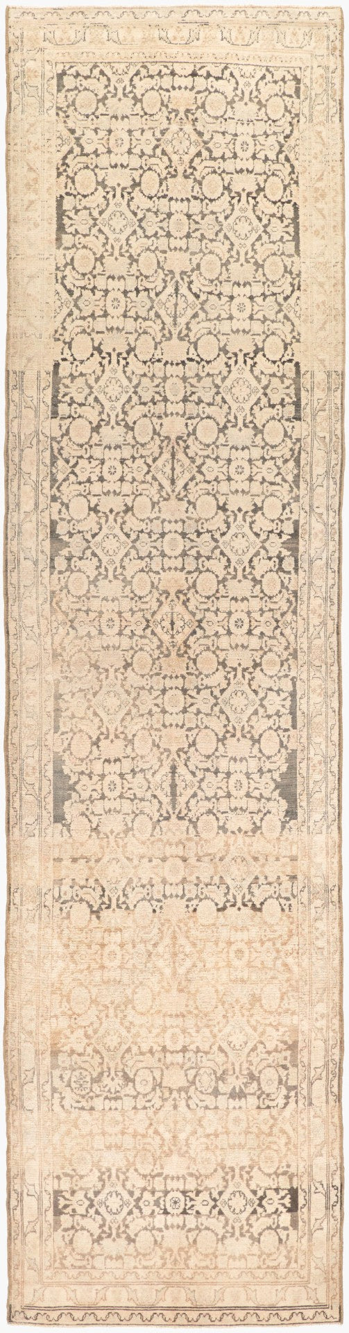 Surya Antique Handmade Wool Runner Rug One of a Kind Low Pile Fringed Hallway Accent AOOAK1908-36141