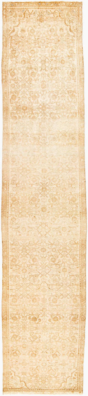 Surya Antique One of a Kind Handmade Wool Runner Rug Fringe Border Hallway Accent AOOAK1909-27128