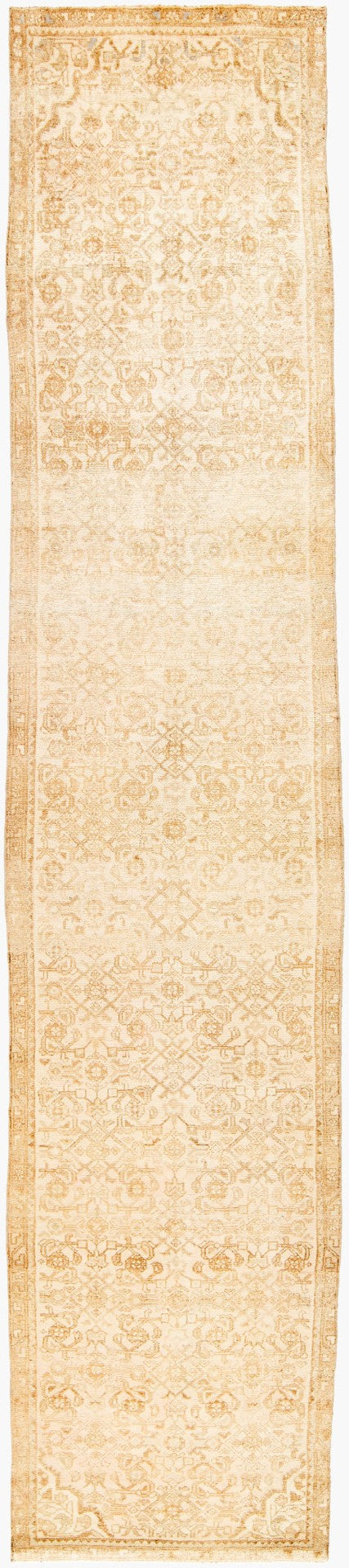 Surya Antique One of a Kind Handmade Wool Runner Rug Fringe Border Hallway Accent AOOAK1909-27128