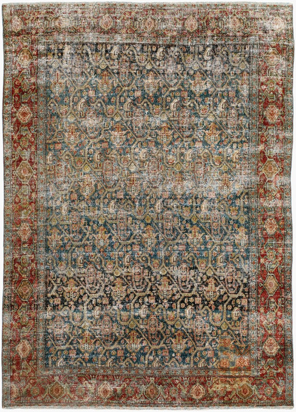 Surya Antique Turkish Wool Rug Handwoven Low Pile Knotted Fringe Living Room Accent AOOAK1928-4361