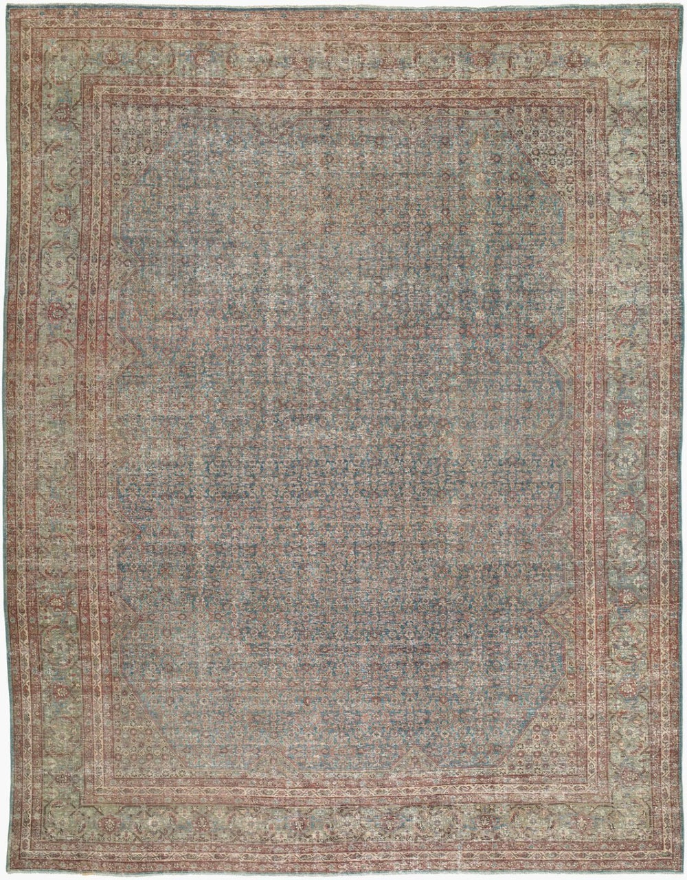 Surya Antique Handwoven Turkish Wool Area Rug Low Pile One of a Kind Living Room Accent AOOAK1966-810116