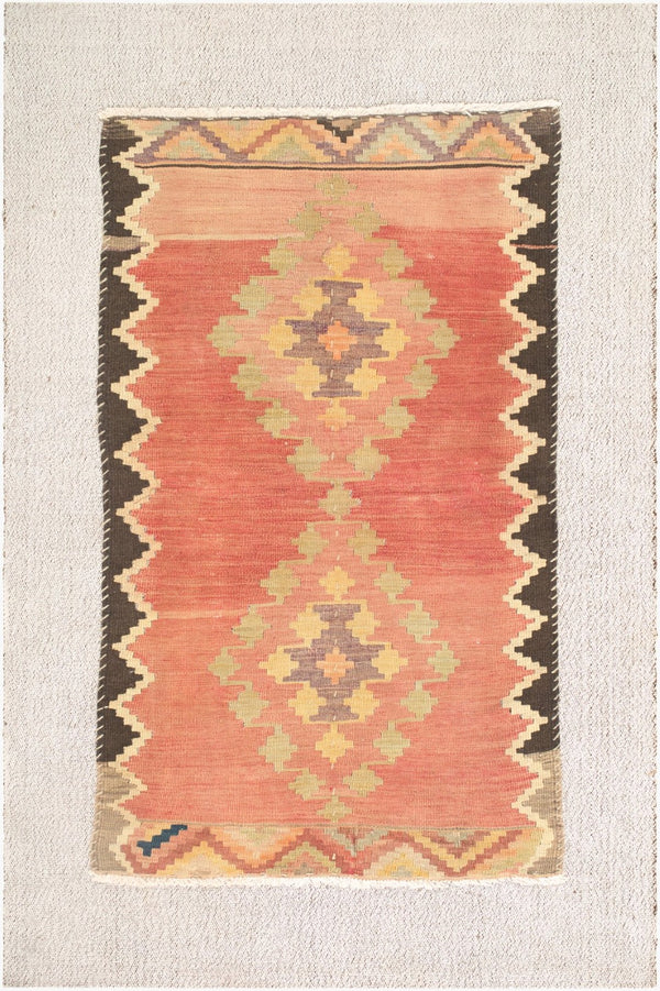 Surya Antique Handwoven Turkish Wool Cotton Blend Rug with Fringe Accent for Entryway AOOAK1981-3552
