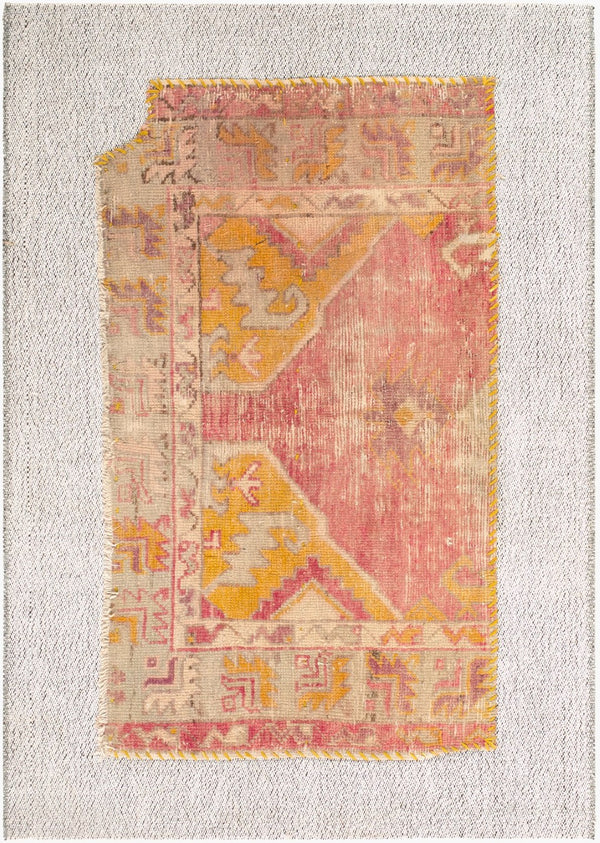 Surya Antique Handwoven Turkish Wool Cotton Rug with Fringe Anatolian Accent for Any Room AOOAK1984-294