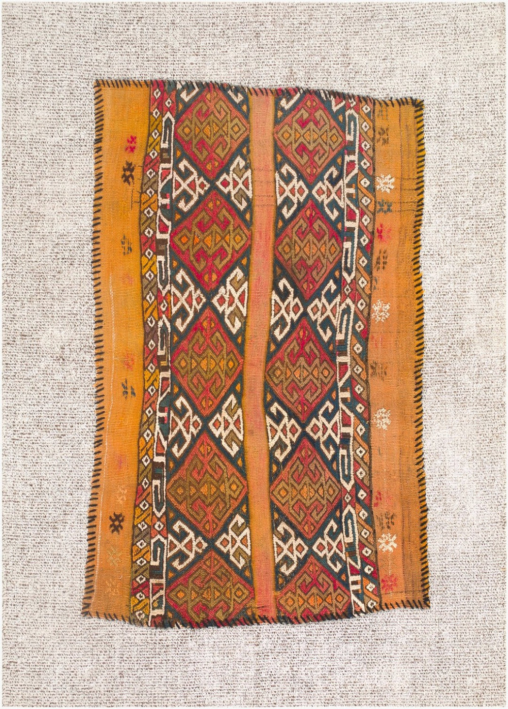 Surya Antique Hand Knotted Turkish Wool Cotton Rug Foyer Bedside Accent with Fringe AOOAK1986-35410
