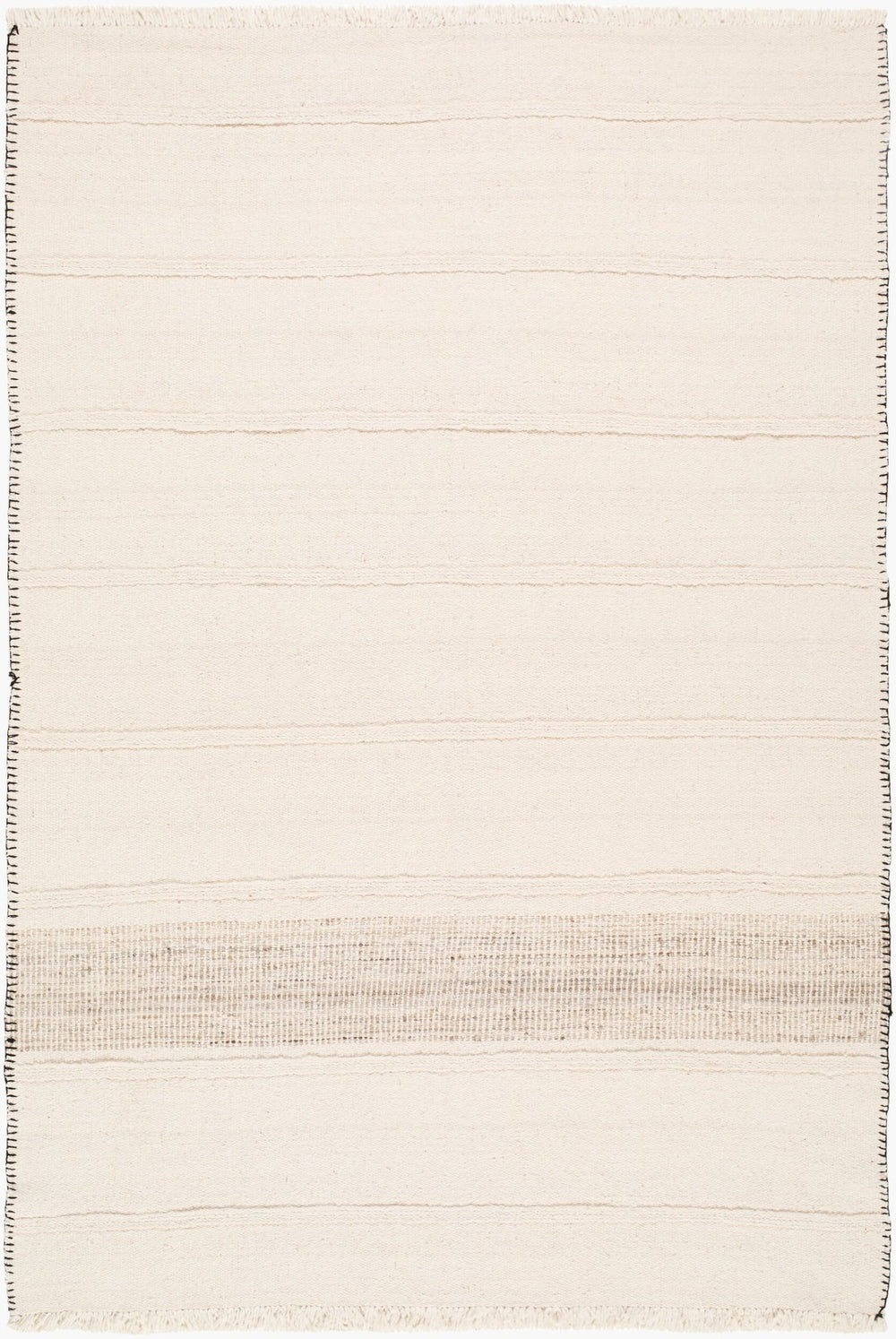 Surya Antique Handwoven Turkish Wool Cotton Blend Area Rug with Fringe for Living Room AOOAK2004-6897