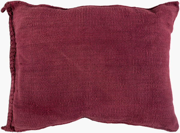 Surya Antique Handwoven Hemp Lumbar Pillow Organic Textured Bohemian Sofa Accent AOOAK2018-2435