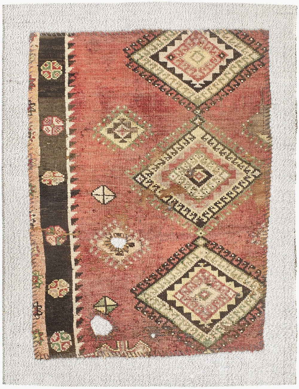 Surya Antique One of a Kind Hand Woven Turkish Wool Cotton Accent Rug for Entryways AOOAK2191-3242