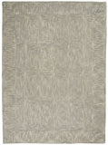 Nourison Vail VAI04 Handmade Tufted No Border Indoor Only Modern  Rug Grey, Grey 100% Wool 99446794635