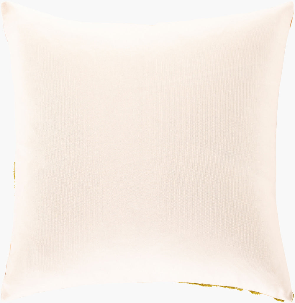 Surya Alora 18"X18" Accent Pillow - Luxurious Polyester, Easy-care Design For Effortless Home Style Upgrade! Peach Polyester,Polyester Aor001-1818