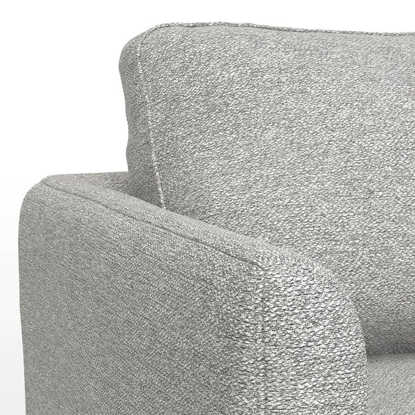 English Elm Livingston 90" Mid-Century Modern Sofa In Mist Grey - Oversized Comfort, Eco-Friendly Design, Seats 3 B136P159962