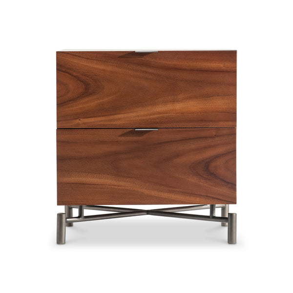 Bernhardt Bernhardt Brasea Suar Wood Nightstand with Usb Charging and Soft Close Drawers 24" W x 20" D x 26" H 394230