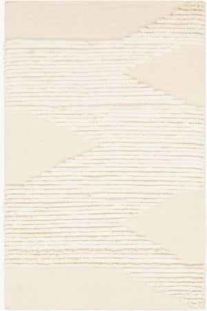 Livabliss Apache Hand Woven Wool Accent Rug Bohemian Global Pattern for Entryways and Bedside Cream 9' x 12' APA2301-912