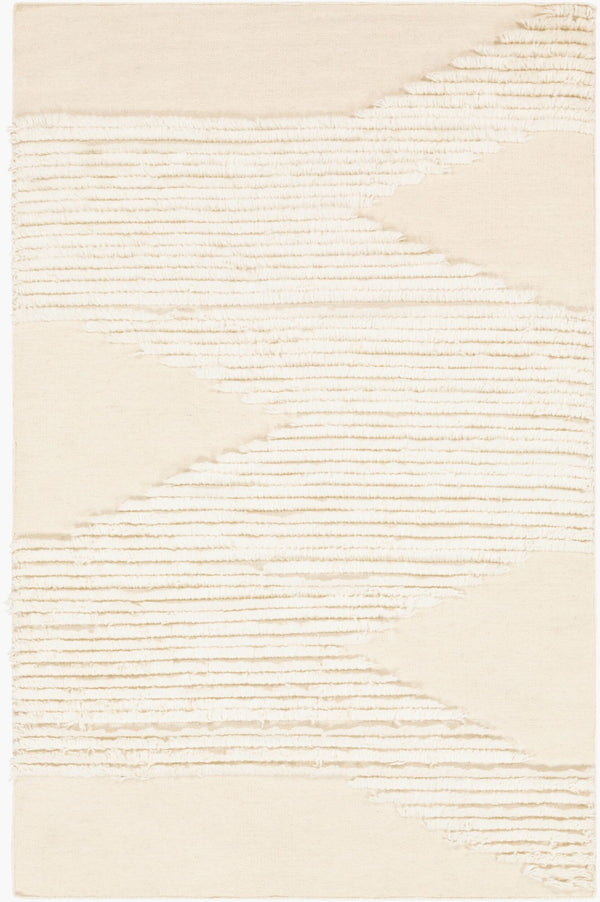 Livabliss Apache Hand Woven Wool Accent Rug Bohemian Global Pattern for Entryways and Bedside Cream 9' x 12' APA2301-912