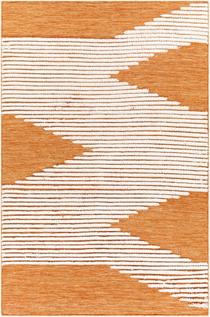 Livabliss Apache Handwoven Wool Accent Rug Bohemian Global Pattern Plush Entryway Floor Piece Cider, Cinnamon 6' x 9' APA2309-69