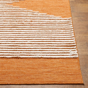 Livabliss Apache Handwoven Wool Accent Rug Bohemian Global Pattern Plush Entryway Floor Piece Cider, Cinnamon 2' x 3' APA2309-23