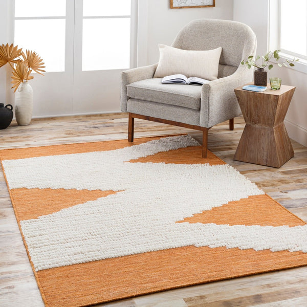 Livabliss Apache Handwoven Wool Accent Rug Bohemian Global Pattern Plush Entryway Floor Piece Cider, Cinnamon 2' x 3' APA2309-23