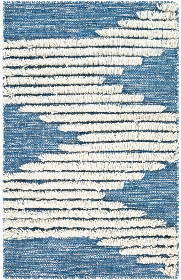 Livabliss Apache Handwoven Wool Area Rug Bohemian Global Pattern for Entryway or Bedroom Floor Cream, Bright B 2' x 3' APA2310-23