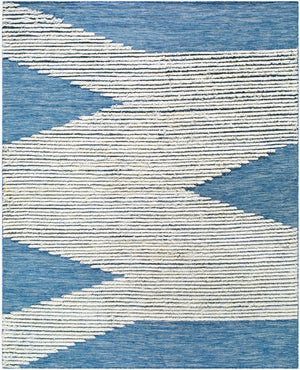 Livabliss Apache Handwoven Wool Area Rug Bohemian Global Pattern for Entryway or Bedroom Floor Cream, Bright B 8' x 10' APA2310-810