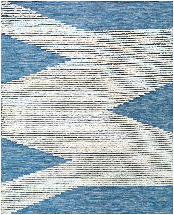 Livabliss Apache Handwoven Wool Area Rug Bohemian Global Pattern for Entryway or Bedroom Floor Cream, Bright B 8' x 10' APA2310-810