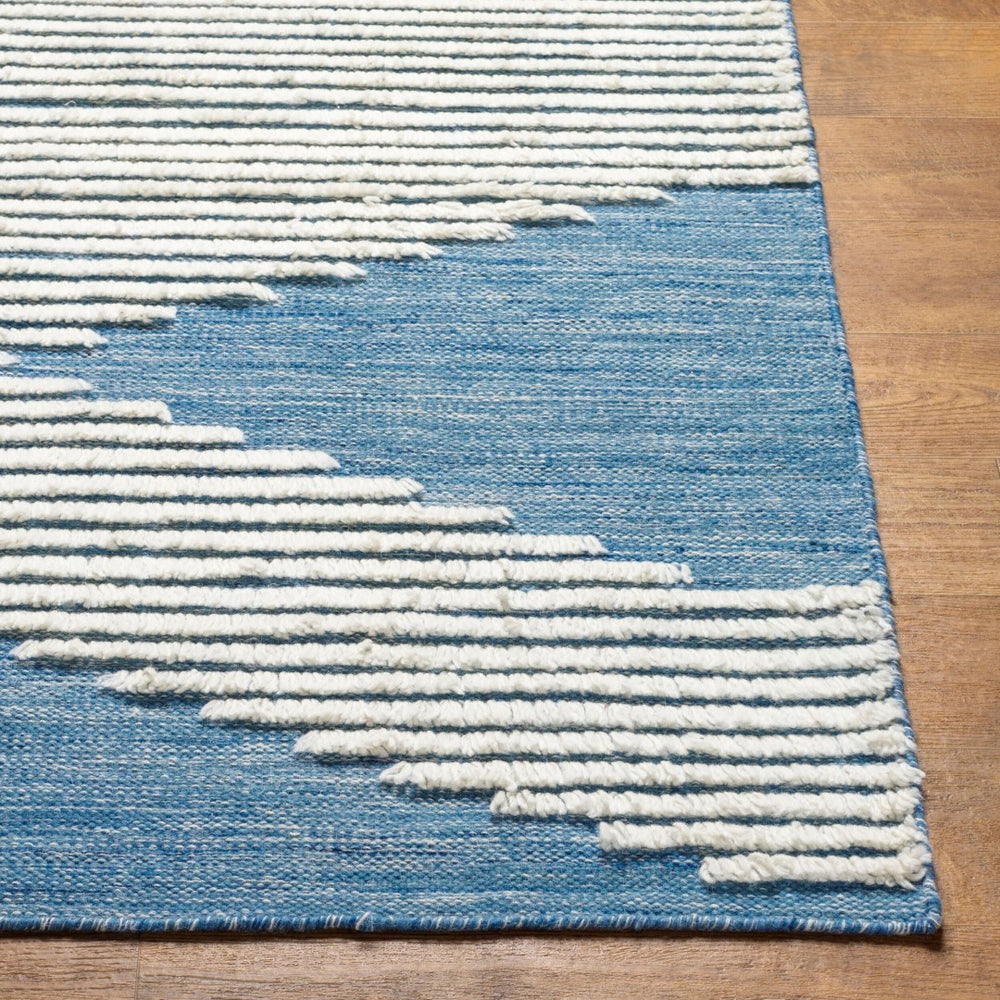 Livabliss Apache Handwoven Wool Area Rug Bohemian Global Pattern for Entryway or Bedroom Floor Cream, Bright B 5' x 7'6" APA2310-576