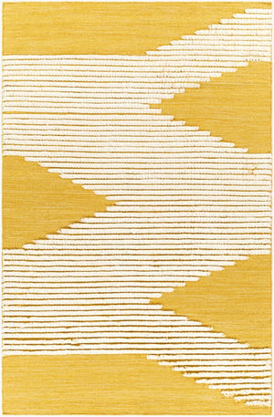 Livabliss Apache Handwoven Wool Area Rug Bohemian Global Pattern Plush Pile Living Room Accent Cream 6' x 9' APA2312-69