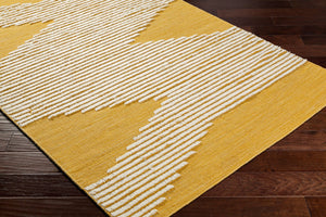 Livabliss Apache Handwoven Wool Area Rug Bohemian Global Pattern Plush Pile Living Room Accent Cream 6' x 9' APA2312-69
