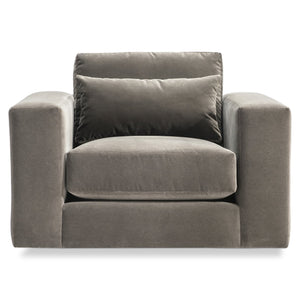 Bernhardt Bernhardt Felix Oversized Swivel Accent Chair Deep Plush Seating Modern Living Room B5672SB