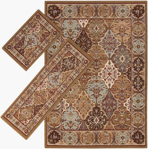 Surya Orphan Designs Handwoven Artisan Area Rug Warm Textured Accent for Living Rooms APE1015-3PC