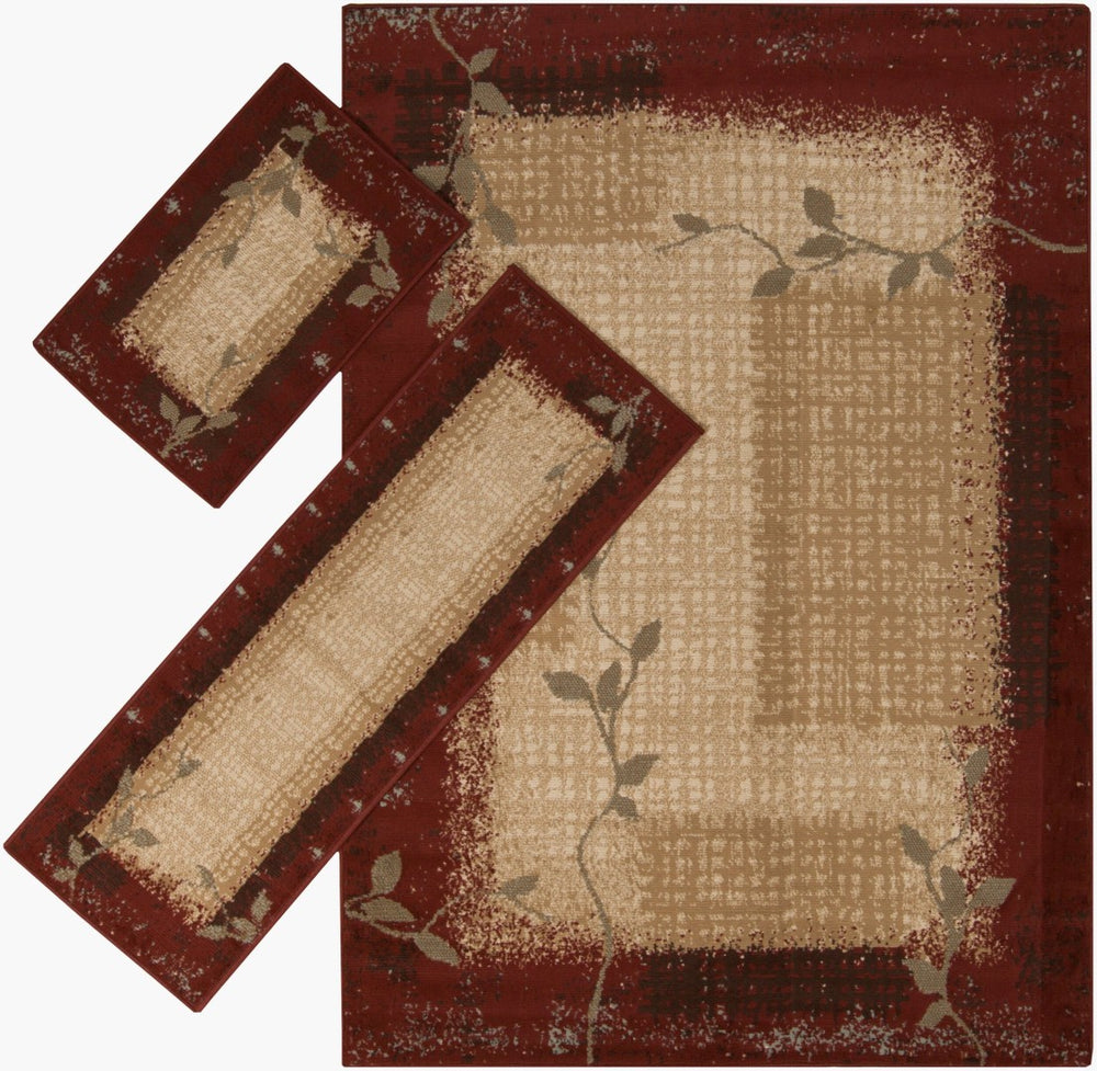 Surya Orphan Designs Handwoven Artisan Area Rug Warm Textured Accent for Living Bedroom APE1031-3PC