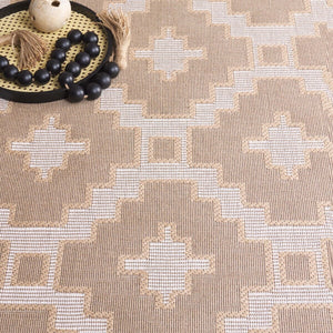 Safavieh Aspect 452 Power Loomed Natural Fiber Rug Natural / Ivory 8'-6" x 12'