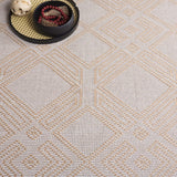 Safavieh Aspect 456 Power Loomed Natural Fiber Rug Ivory / Natural 8'-6" x 12'