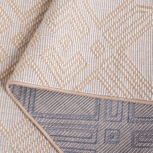 Safavieh Aspect 456 Power Loomed 50% Cotton, 47% Jute, 3% Polyester Natural Fiber Rug Ivory / Natural APE456A-8