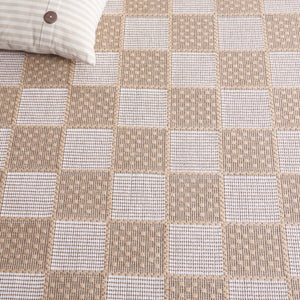 Safavieh Aspect 458 Power Loomed 50% Cotton, 47% Jute, 3% Polyester Natural Fiber Rug Natural / Ivory APE458B-8