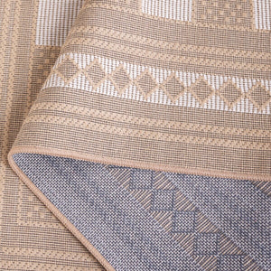 Safavieh Aspect 458 Power Loomed 50% Cotton, 47% Jute, 3% Polyester Natural Fiber Rug Natural / Ivory APE458B-8