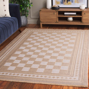 Safavieh Aspect 458 Power Loomed Natural Fiber Rug Natural / Ivory 8'-6" x 12'