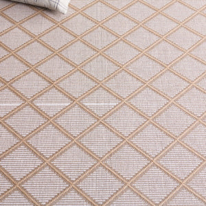 Safavieh Aspect 460 Power Loomed 50% Cotton, 47% Jute, 3% Polyester Natural Fiber Rug Ivory / Natural APE460A-8