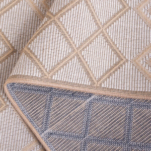 Safavieh Aspect 460 Power Loomed 50% Cotton, 47% Jute, 3% Polyester Natural Fiber Rug Ivory / Natural APE460A-8