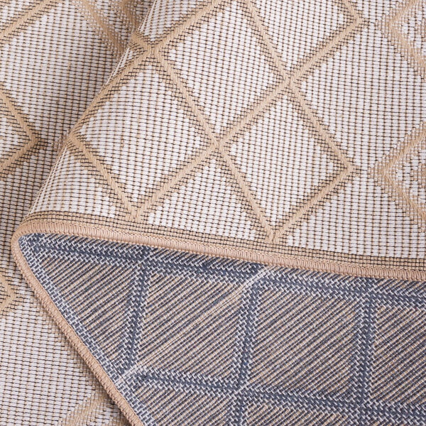 Safavieh Aspect 460 Power Loomed 50% Cotton, 47% Jute, 3% Polyester Natural Fiber Rug Ivory / Natural APE460A-8