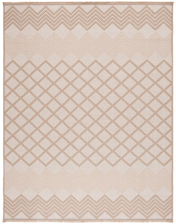 Safavieh Aspect 460 Power Loomed Natural Fiber Rug Ivory / Natural 8'-6" x 12'